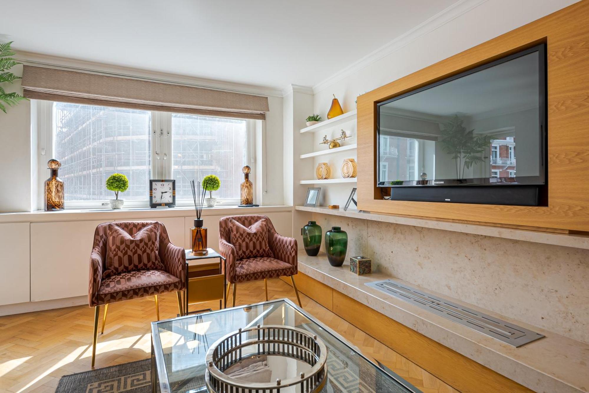 Modern Knightsbridge Apartment With Balcony Overlooking Harrods Prime Location London Kültér fotó
